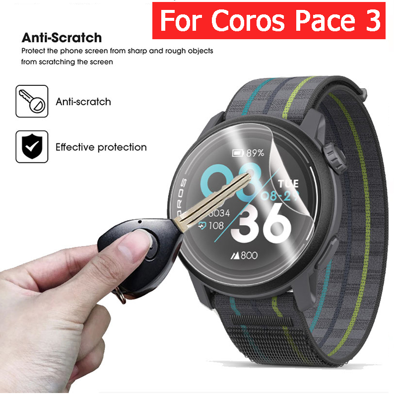 Smart Watch Accessories - Hydrogel-Folie für Coros Pace 3, wasserdicht,
