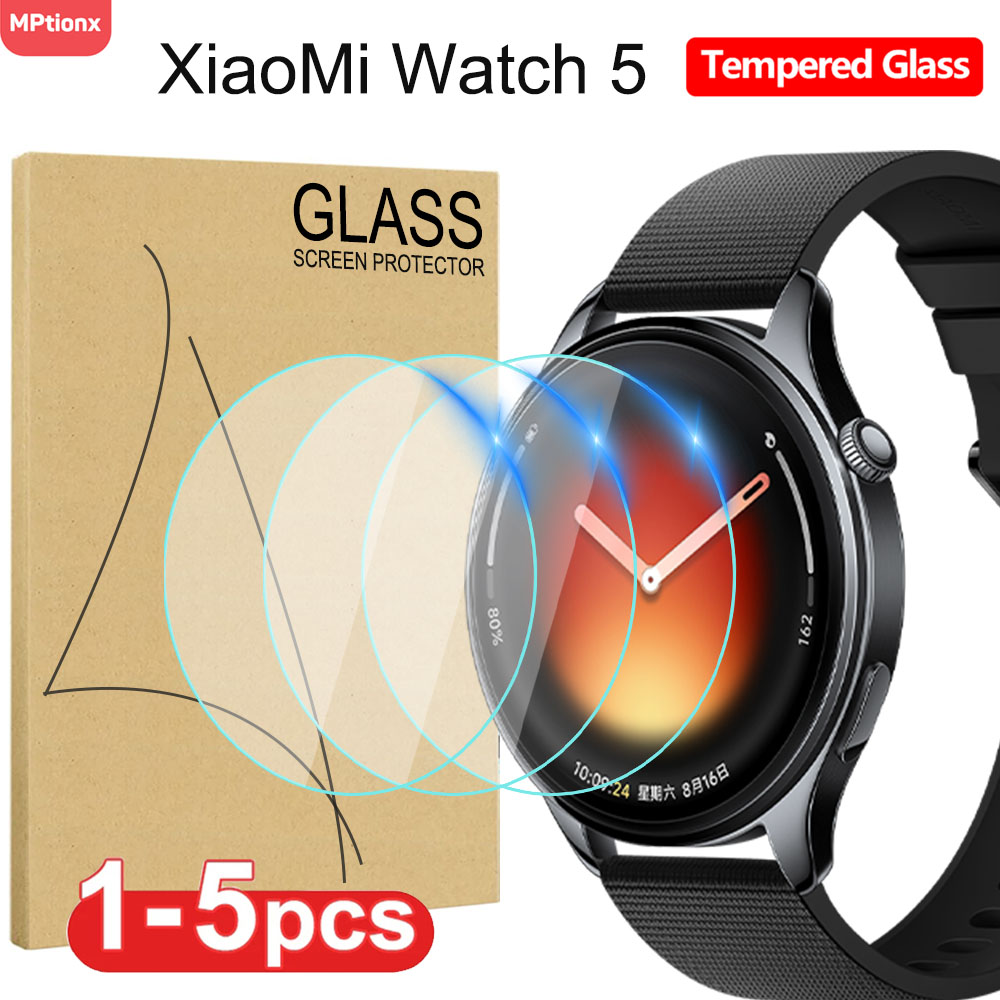 Watch Face Protector - Gehärtetes Glas für Xiaomi Watch 5,