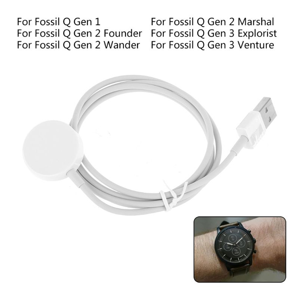 Fossil Smartwatch Accessories - USB Smartwatch Magnetisches Ladegerät Kurzschluss-Schutz Uhren-Ladeadapter