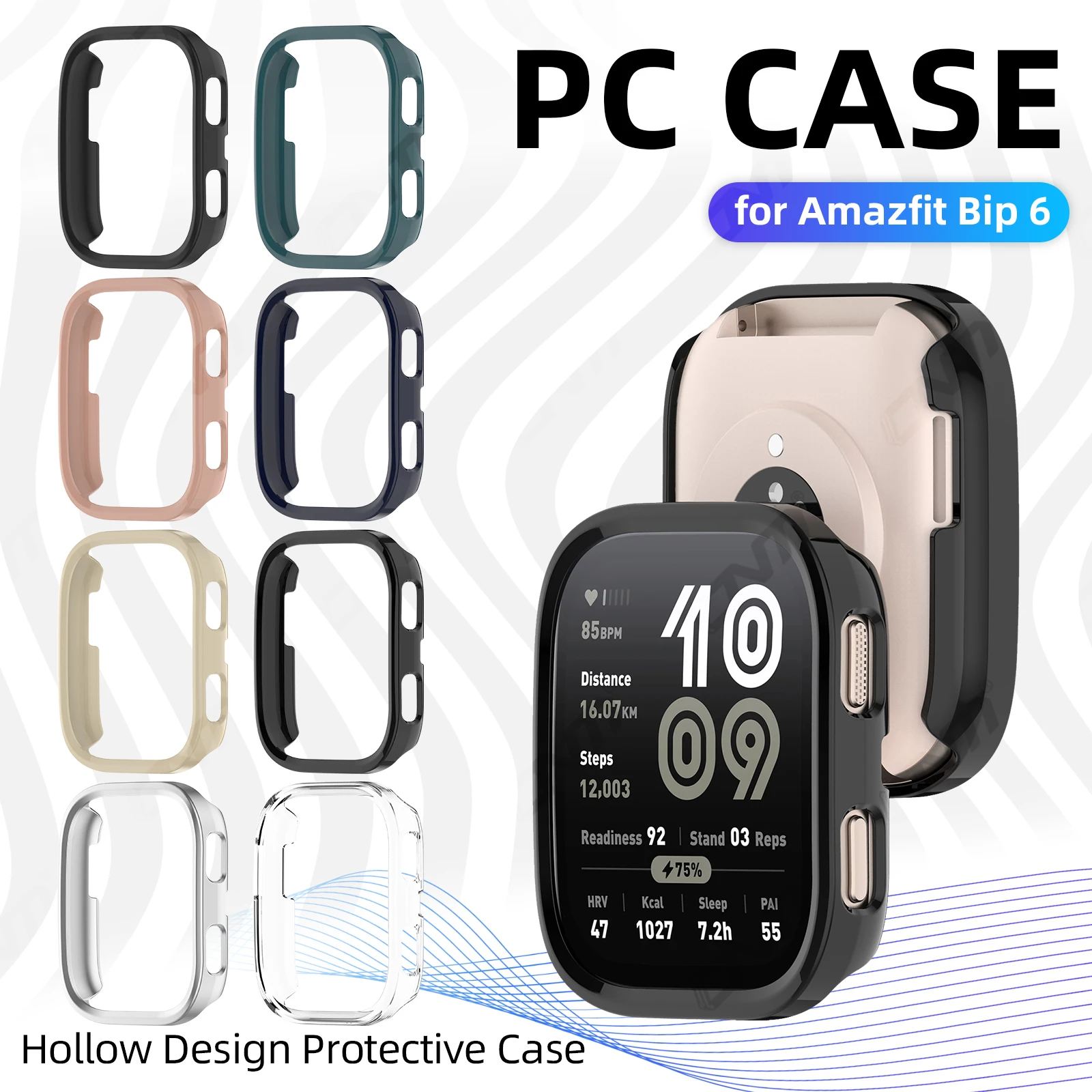 Amazfit Smartwatch Accessories - PC-Hartschale für Amazfit BIP 6, stoßfeste