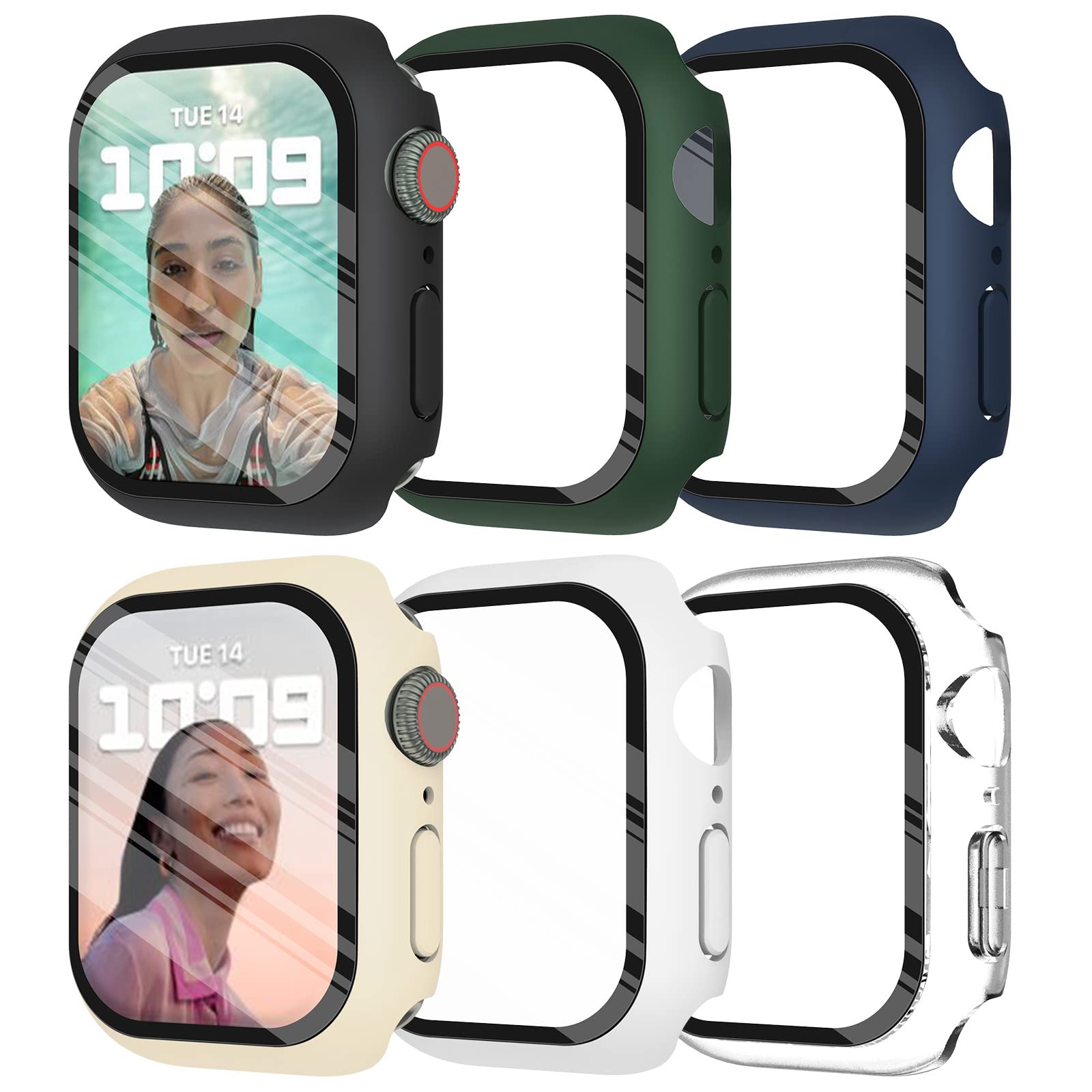 Smartwatch Icon - Gehärtetes Glas + Abdeckung für Apple