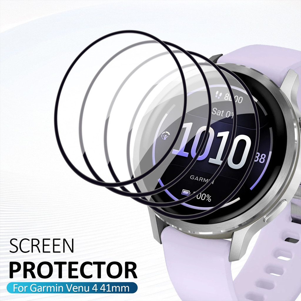 Watch Face Protector - 4 Stück HD-Displayschutzfolien für Garmin Venu