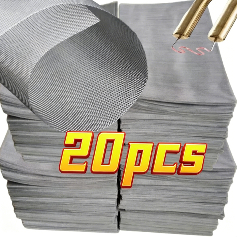 Stainless Mesh Band - Auto-Stoßstangen-Reparaturnetz aus Edelstahl, Kunststoff-Rissreparaturnetz, Schweißdrahtgeflecht für