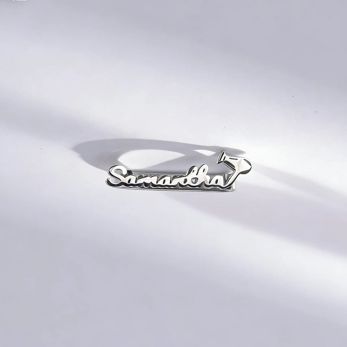 Smartwatch Custom - Chandler Custom Name Metallanhänger, dekorativer Ring