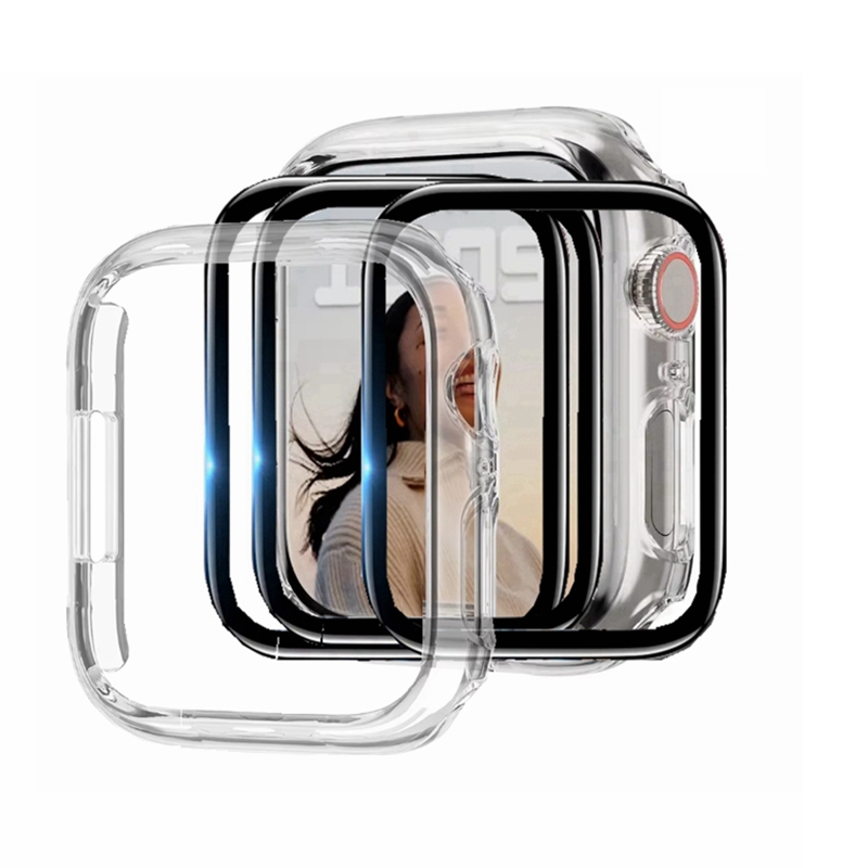 Smartwatch Band Accessories - 3 Displayschutzfolien + 1 Hülle für