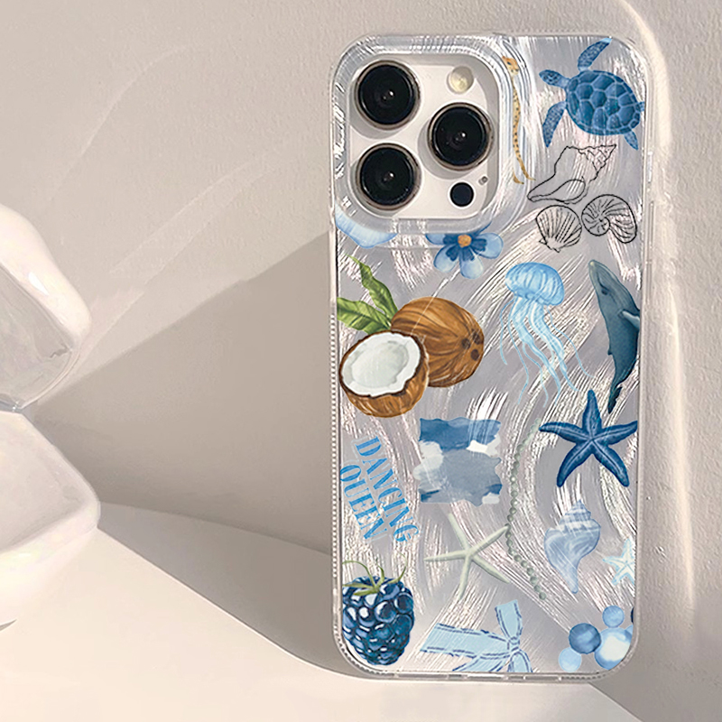 Xiaomi Redmi Note 14 - Blue Ocean Beach Stoßfeste Handyhülle für
