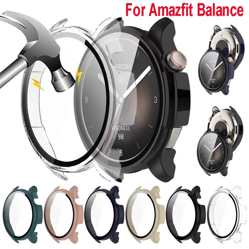 Amazfit Smartwatch Accessories - Gehärtetes Glasgehäuse für Amazfit Balance A2286
