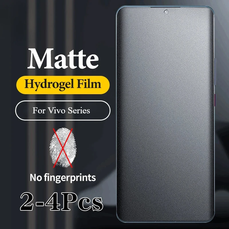 Vivo V40 - 1-4PCS Silikon Matte Hydrogel Film für