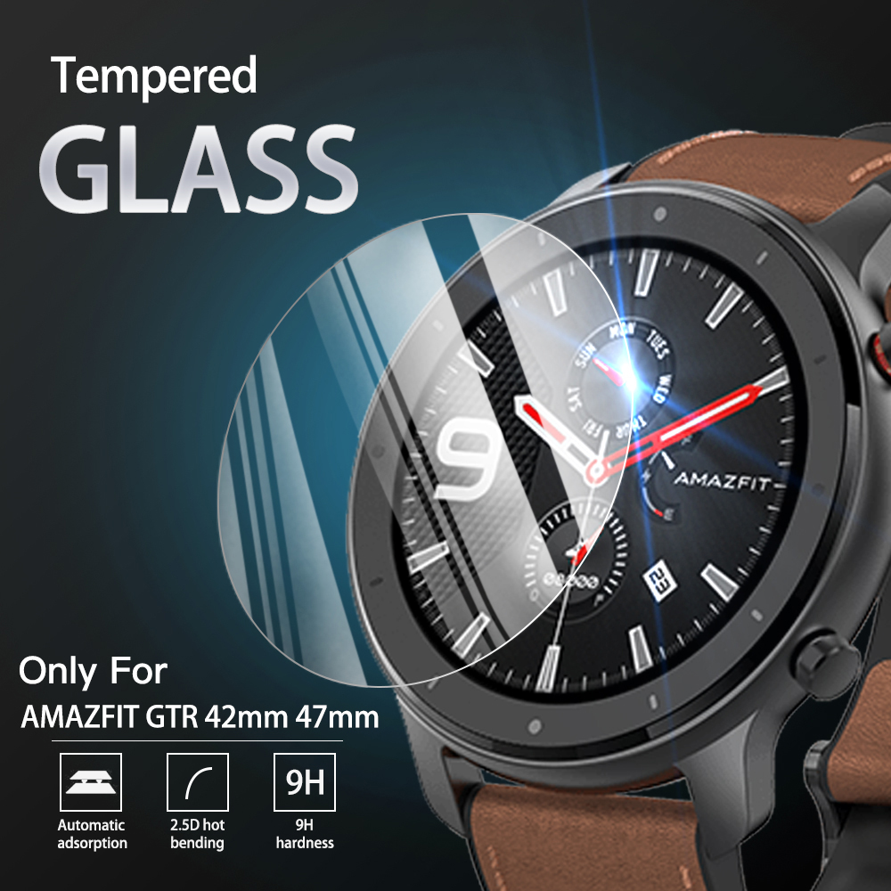 Watch Face Protector - 9H Gehärtetes Glas Film Für Amazfit