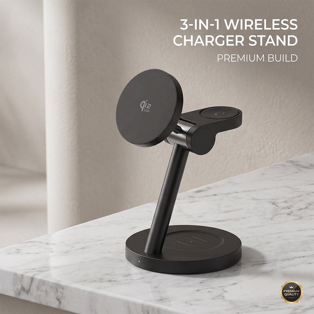3-in-1 Qi2.2 25W Schnelle Kabe – Wireless Charger Watch Bewertung und Preis