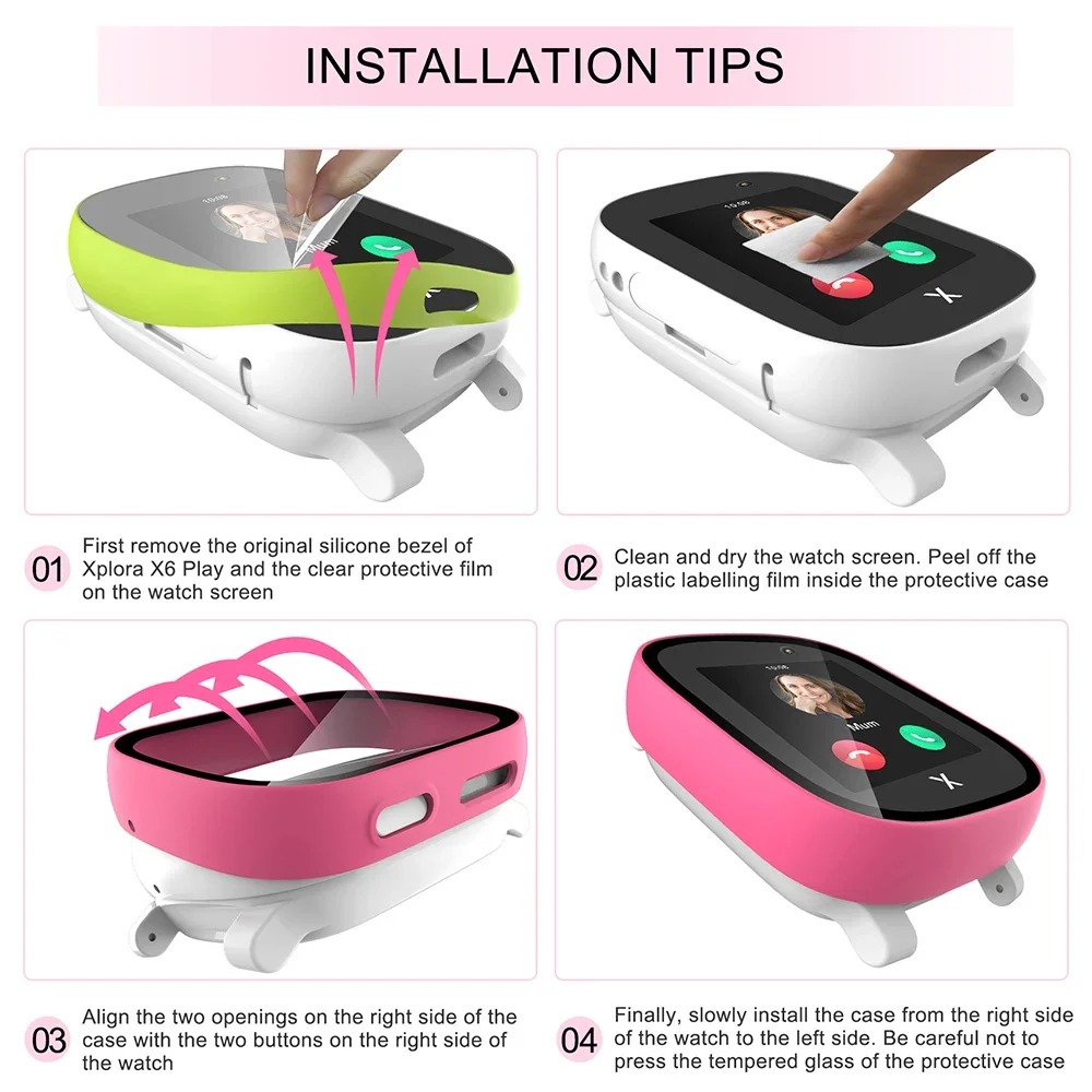 Hülle für Xploar X6 Play Kids  – Garmin Smartwatch Accessories Bewertung und Preis