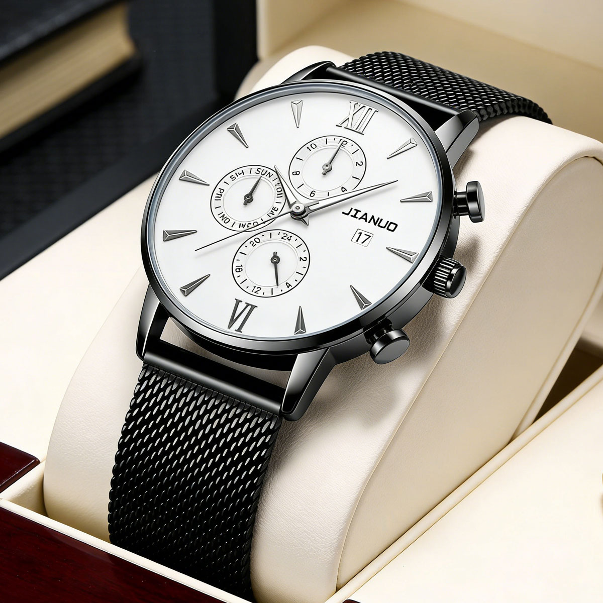Trendige Casual Herren-Milan-M – Stainless Mesh Band Bewertung und Preis