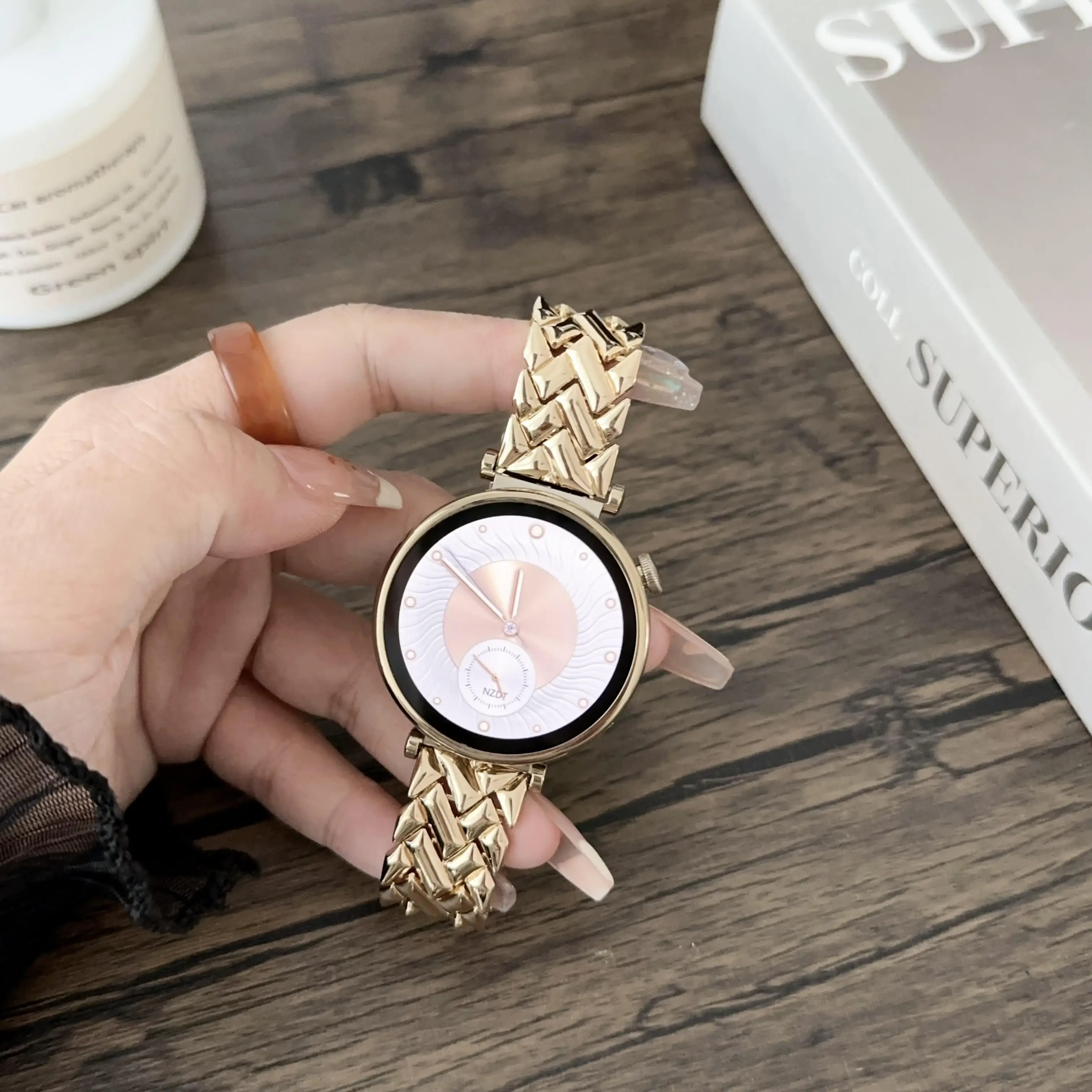 1pc 18mm V-förmiges Edelstahl- – Fossil Smartwatch Accessories Bewertung und Preis