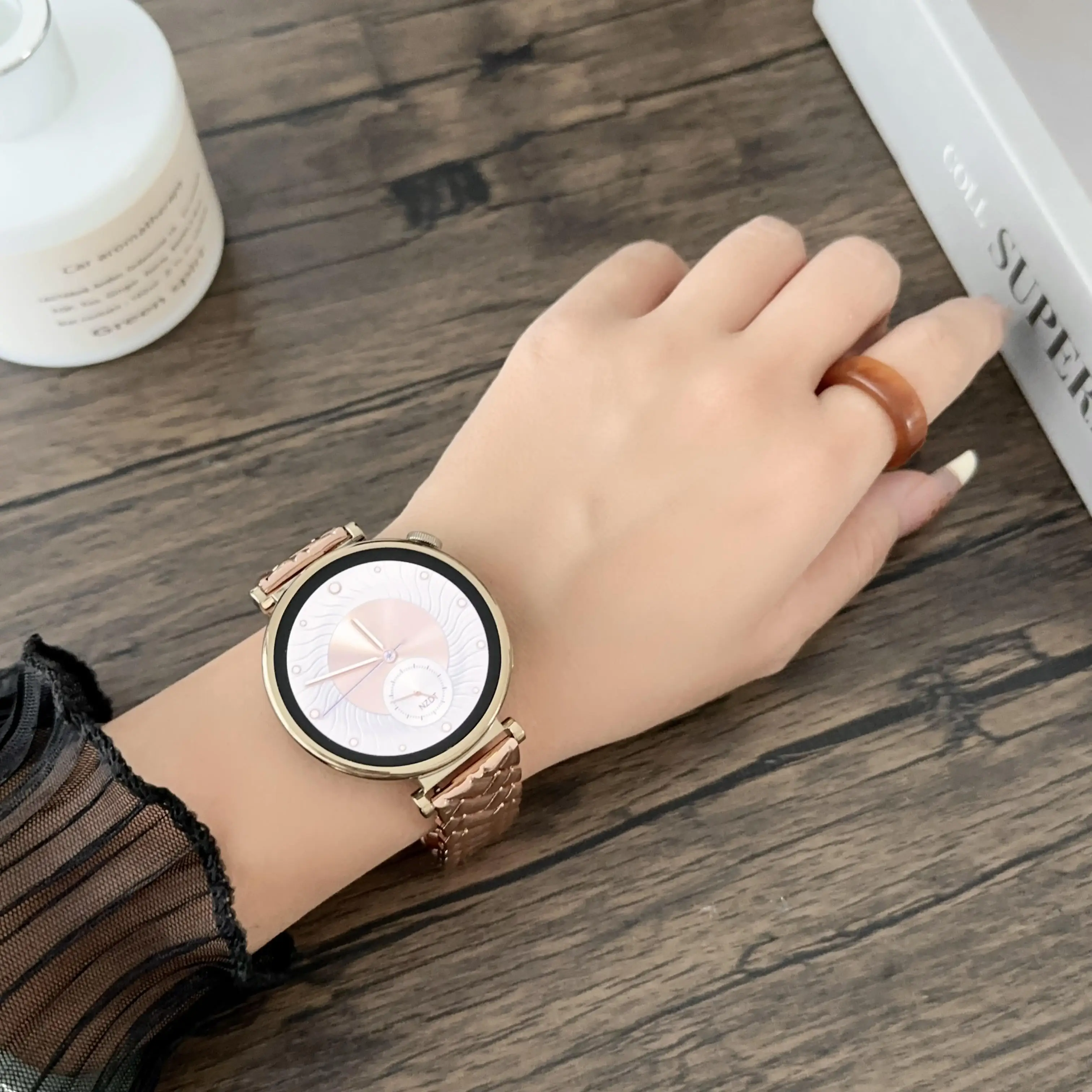 1pc 18mm V-förmiges Edelstahl- – Fossil Smartwatch Accessories Bewertung und Preis