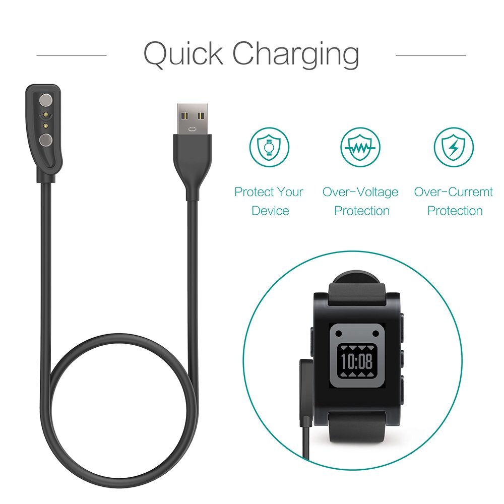 2-Pack Ladegerät für Pebble Kl – Pebble Smartwatch Accessories Bewertung und Preis