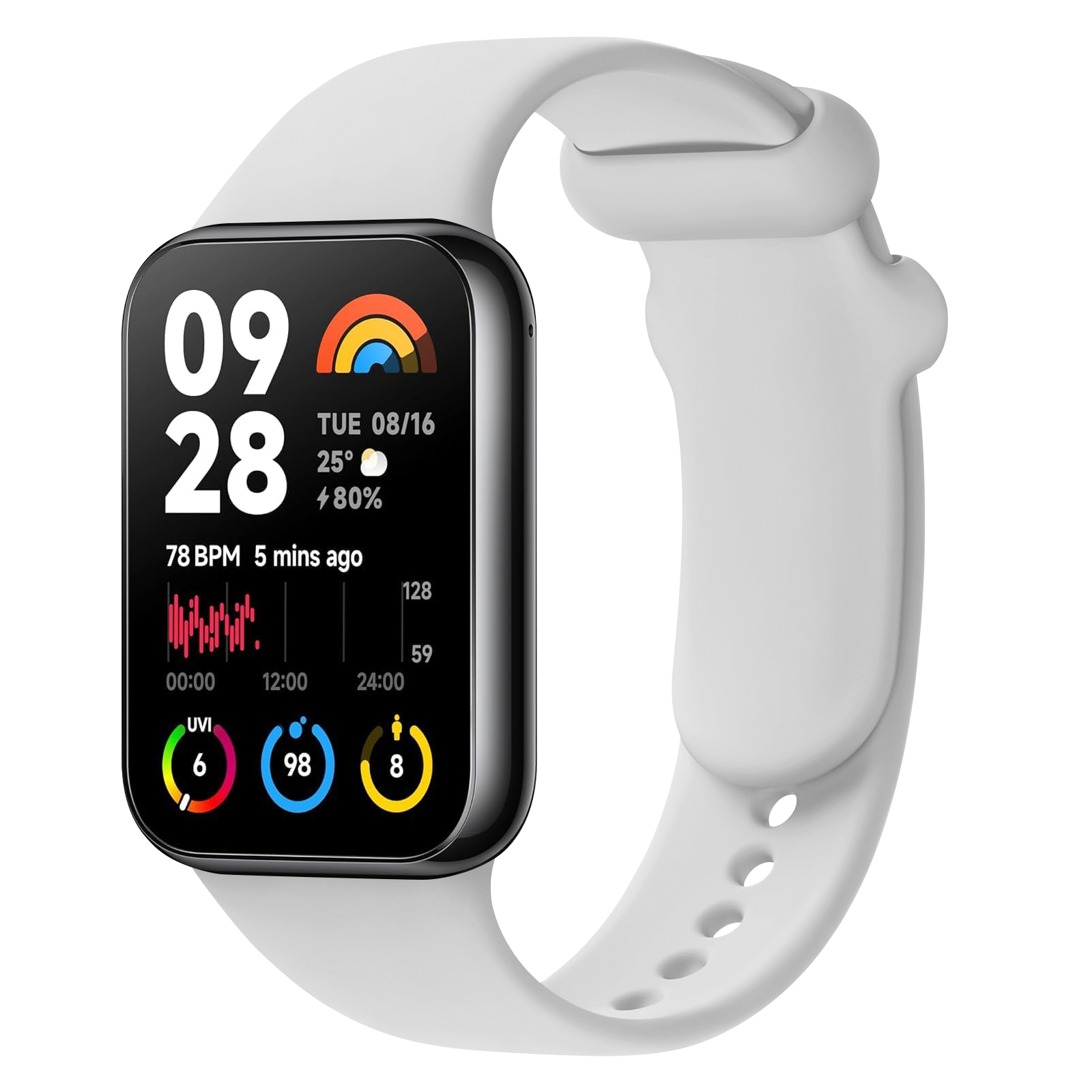 Silikonarmband für Xiaomi Mi S – Smartwatch Id Bewertung und Preis