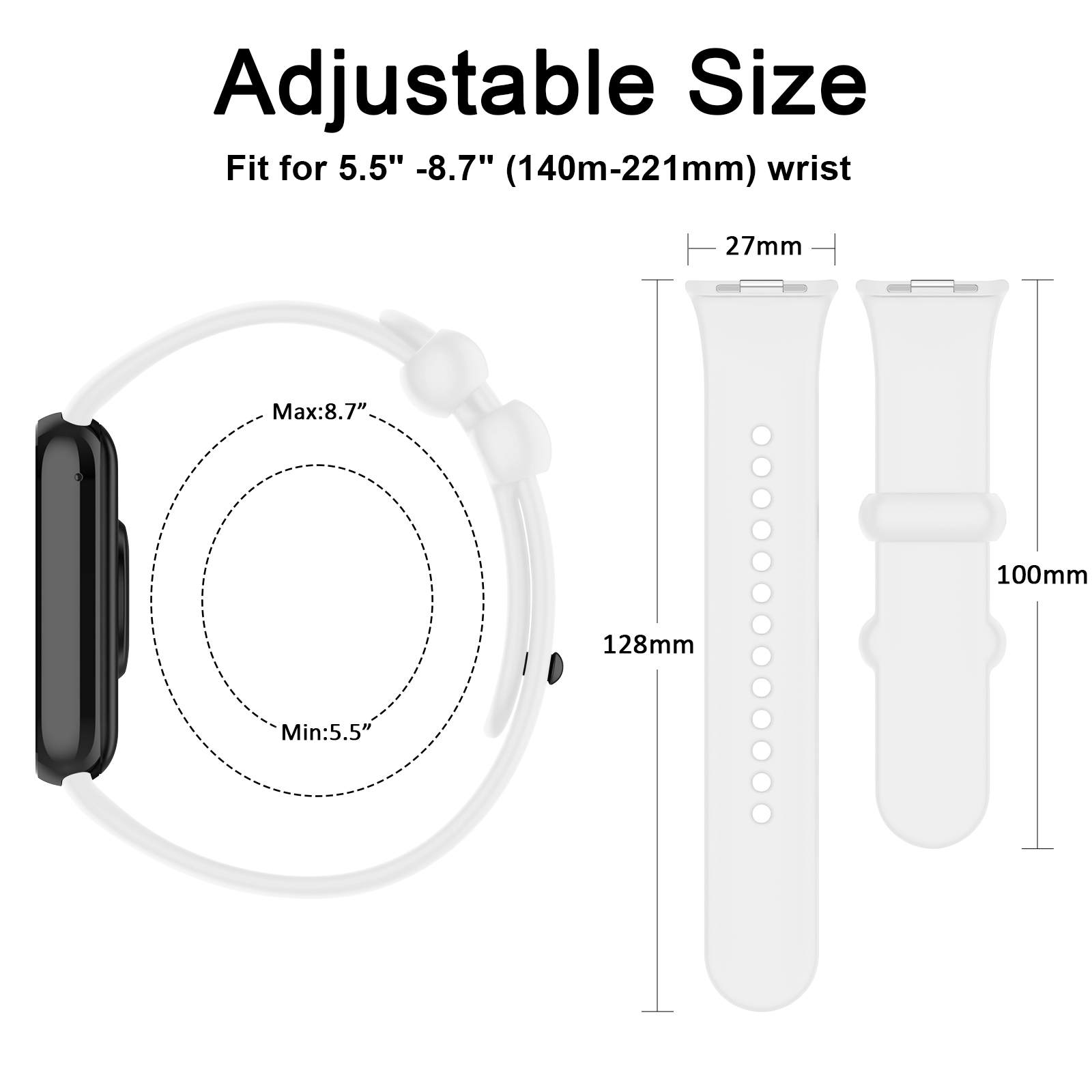 Silikonarmband für Xiaomi Mi S – Smartwatch Id Bewertung und Preis