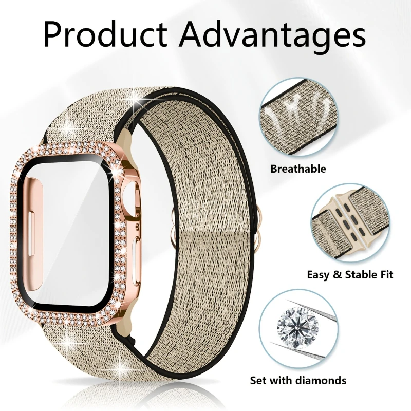 Band + Hülle für Apple Watch 4 – Smartwatch Band Accessories Bewertung und Preis