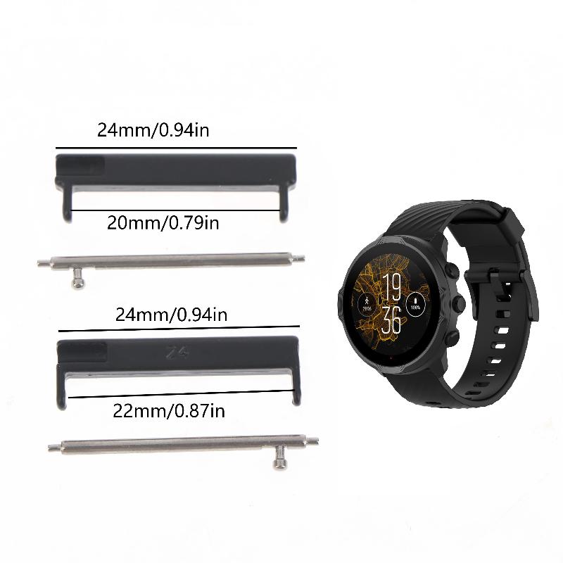 1 Paar 24 mm bis 22 mm/20 mm A – Smart Watch Accessories Bewertung und Preis