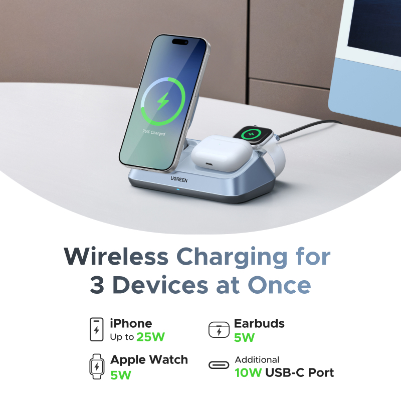 UGREEN Qi2 25W MAX Magnetische – Wireless Charger Watch Bewertung und Preis