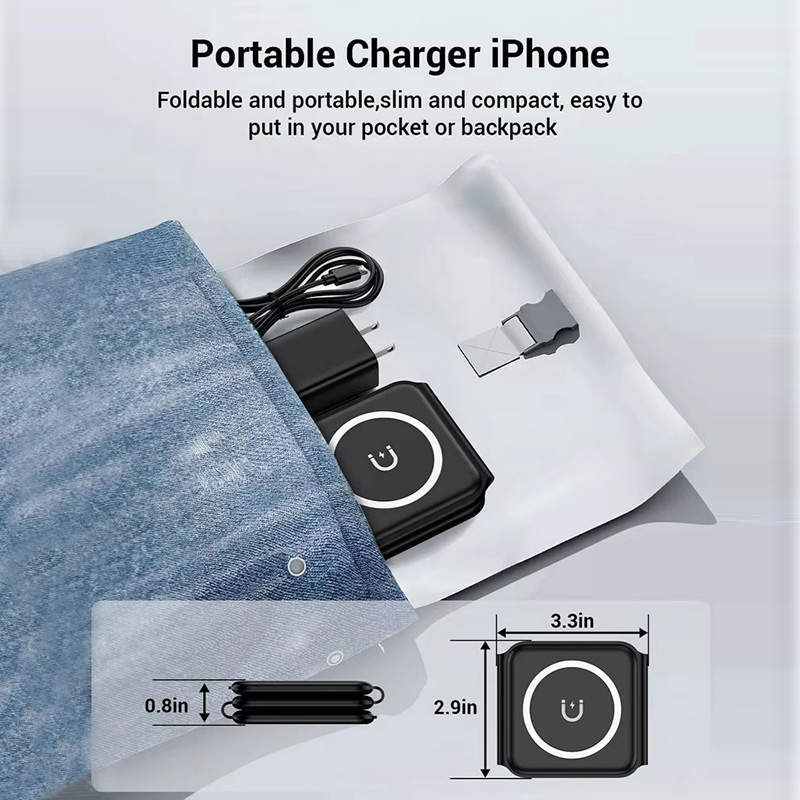 3-in-1 magnetisches faltbares  – Wireless Charger Watch Bewertung und Preis
