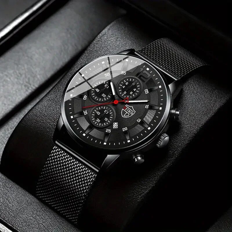 DEYROS Mens Fashion Minimalist – Stainless Mesh Band Bewertung und Preis