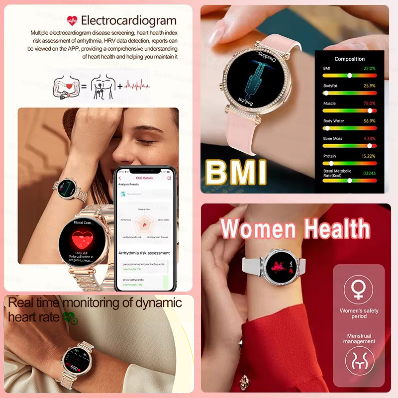Neue 1,27-Zoll-Smartwatch für  – Smartwatch Custom Bewertung und Preis