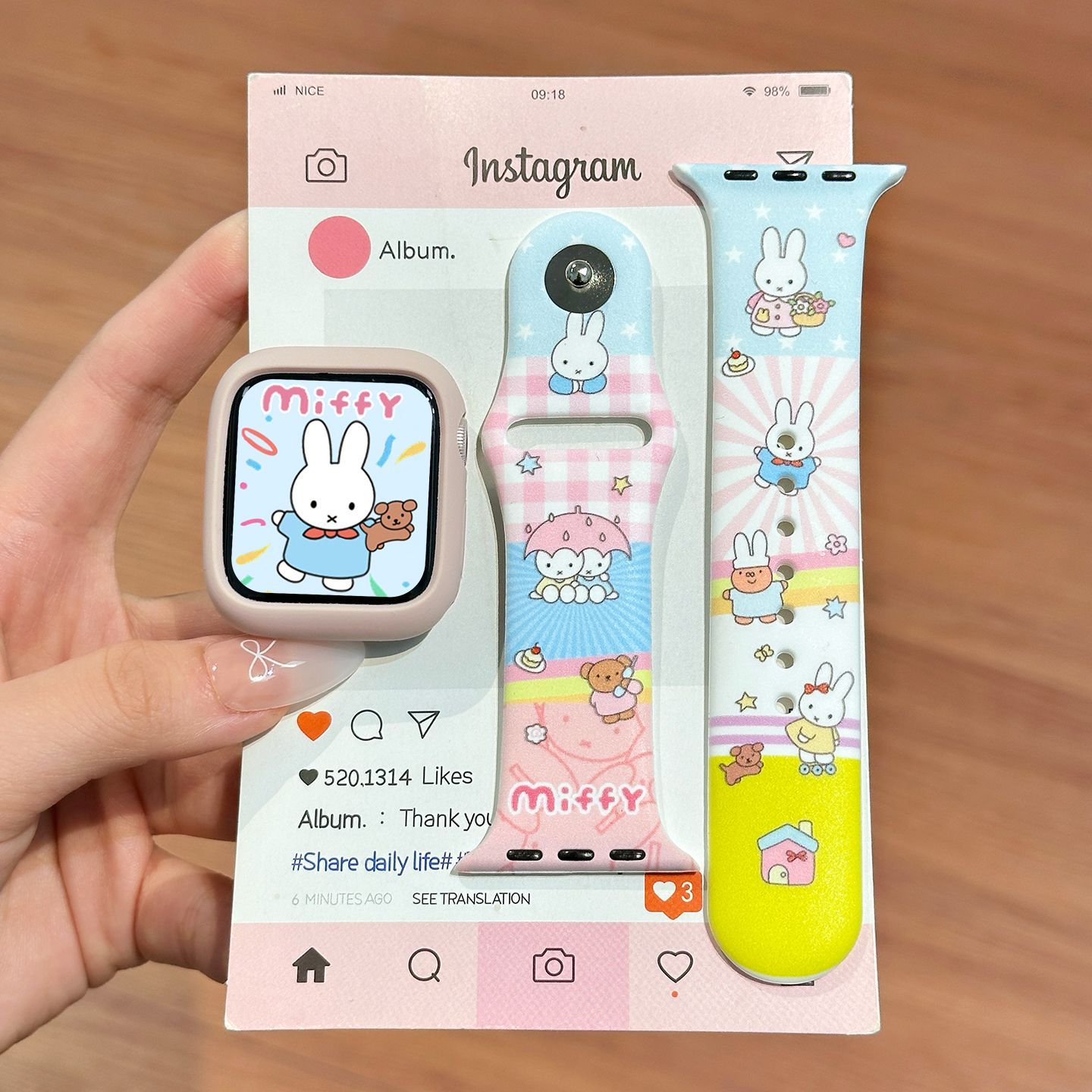 Dopamine Color Miffy Silikon-U – Apple Smartwatch Accessories Bewertung und Preis