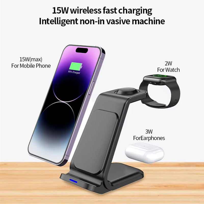 15W 3-in-1 Kabelloses Ladegerä – Wireless Charger Watch Bewertung und Preis